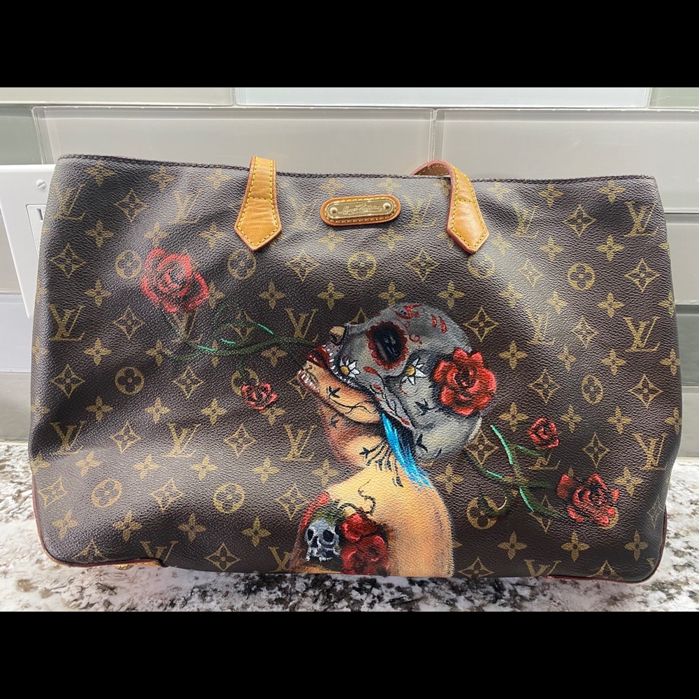Not for sale - my son the artist painted on my LV